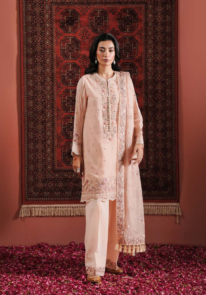 Zarqash | Lakhnawi Festive Chiffon 24 |  ZQL 003B IZEL by Zarqash - Designer Dress - Type: Ladies Clothes - Available at Libayah - 100% Original