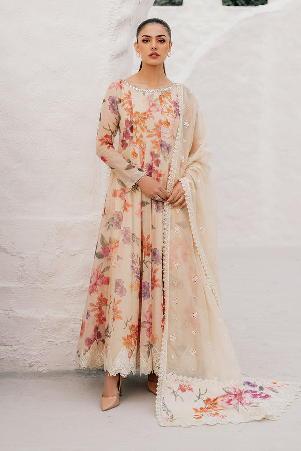 Baroque | Luxury Pret 25 | EMBROIDERED COTTON PATTI PR-1091 by Baroque - Designer Dress  - Type : Ladies Clothes - Available at Libayah - 100% Original 