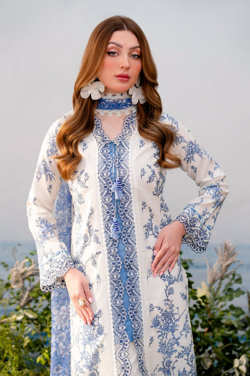 Aabyaan | Shezlin Chikankari Ramadan Edit 25 | ELYSIA (AR-01) by Aabyaan - Designer Dress - Type: Ladies Clothes - Available at Libayah - 100% Original