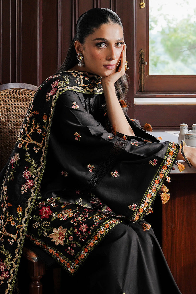 Cross Stitch | Satin De Luxe | RAVEN BLOSSOM by Cross Stitch - Designer Dress - Type: Luxury - Available at Libayah - 100% Original