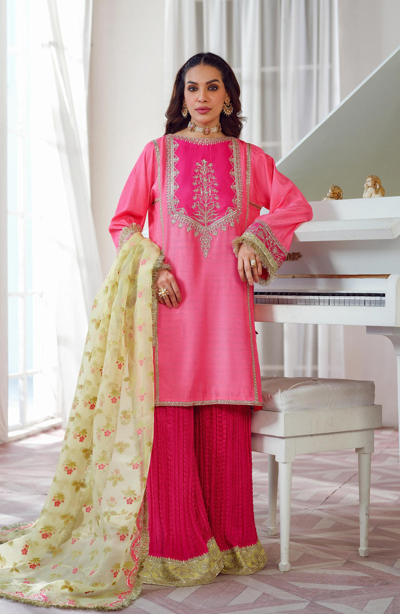 Mina Kashif | Luxury Pret | MK23-11 by Mina Kashif - Designer Dress - Type: Formal - Available at Libayah - 100% Original