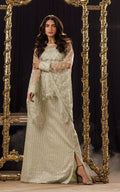 Threads and Motifs | Formal Dresses 25 | Net Embroidered Cape With Tube And Skirt by Threads and Motifs - Designer Dress  - Type : Ladies Clothes - Available at Libayah - 100% Original 