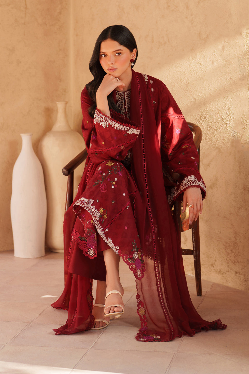Iznik | Eid lawn | EL-02 Embroidered Lawn by Iznik - Designer Dress  - Type : Ladies Clothes - Available at Libayah - 100% Original 