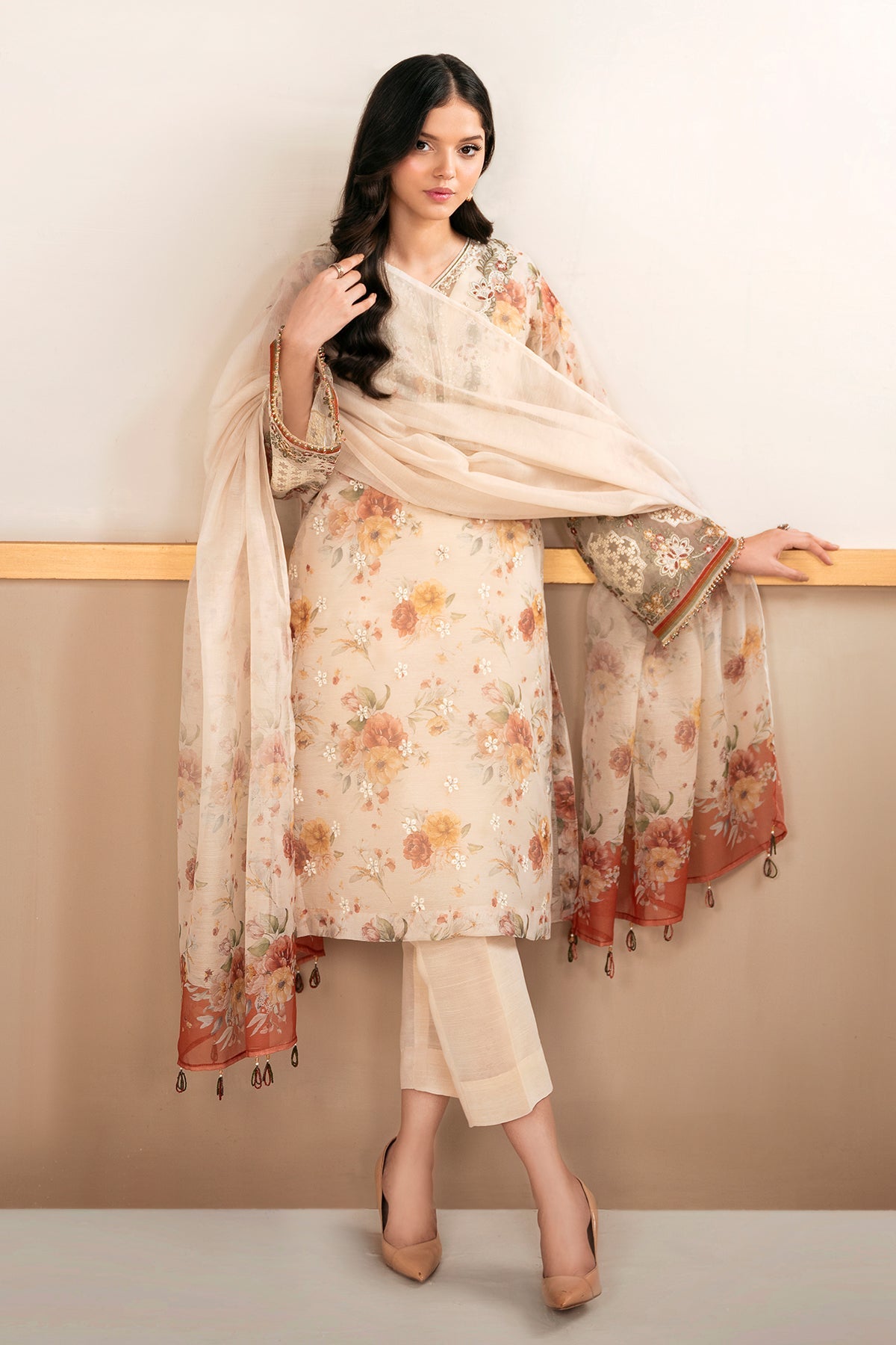 Baroque | Formal Collection |  SF-4034 by Baroque - Designer Dress  - Type : Ladies Clothes - Available at Libayah - 100% Original 