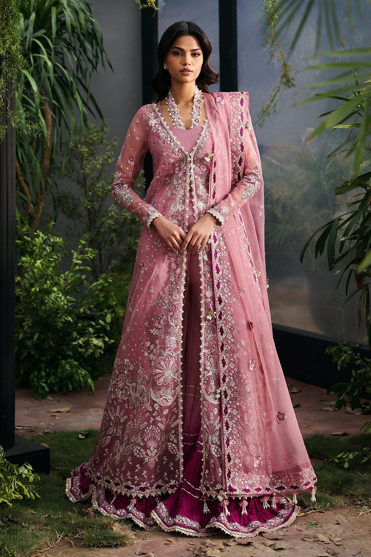 Afrozeh | La Fuschia 25 | Seraira by Afrozeh - Designer Dress  - Type : Ladies Clothes - Available at Libayah - 100% Original 