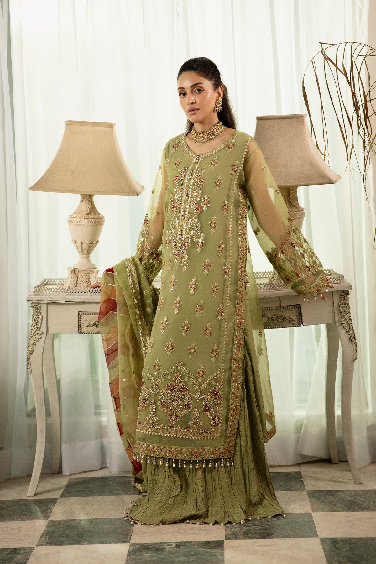 Raeesa Premium | Dehleez Formals | Dl 1032 by Raeesa Premium - Designer Dress  - Type : Ladies Clothes - Available at Libayah - 100% Original 