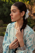 Cross Stitch | Premium Lawn 24 | WHISPERING DOVE by Cross Stitch - Designer Dress - Type: Ladies Clothes - Available at Libayah - 100% Original