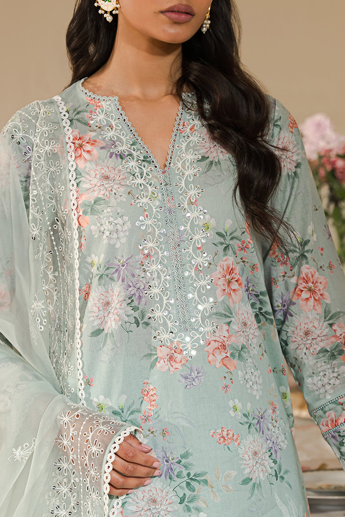 Cross Stitch | Eid Lawn 24 | PEARL FLORAL