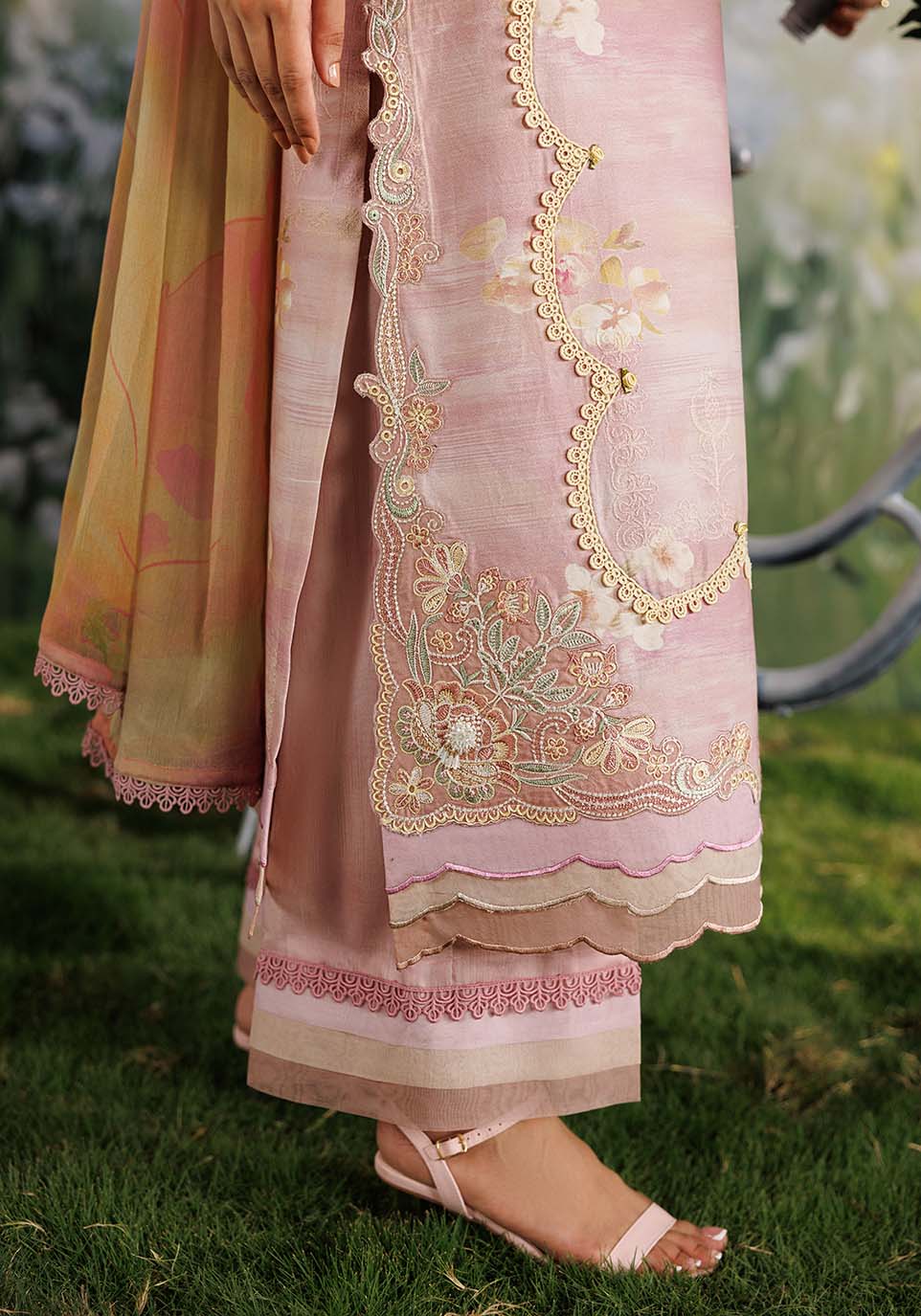 Zarqash | RimJhim The Moonsoon Edit 26 | SHABNAM ZQ002 by Zarqash - Designer Dress  - Type : Ladies Clothes - Available at Libayah - 100% Original 