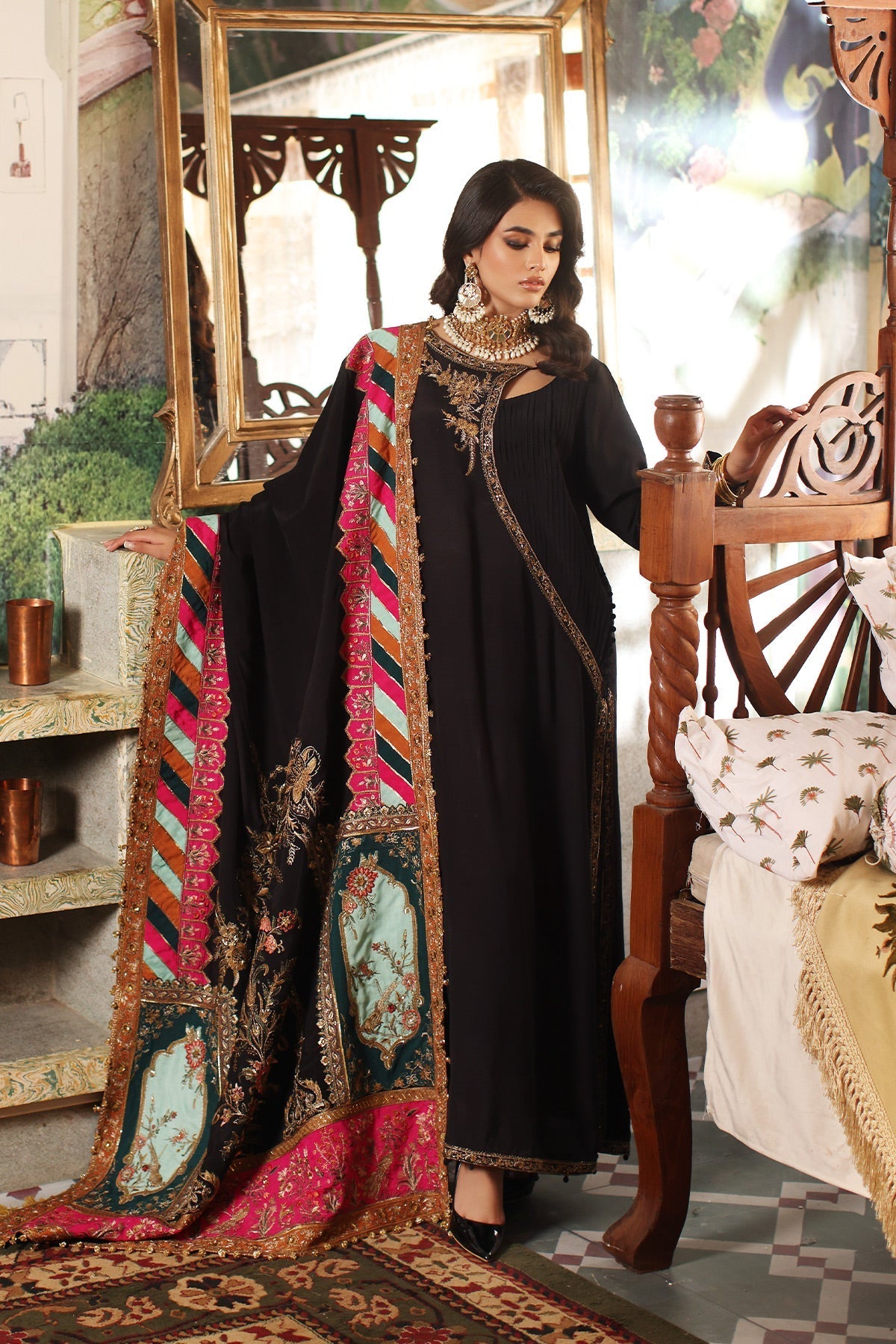 Mina Kashif | Luxury Pret | MKF23-18 by Mina Kashif - Designer Dress - Type: Formal - Available at Libayah - 100% Original