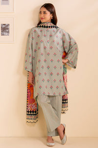 Cross Stitch | Daily Wear | FLORAL VERVE by Cross Stitch - Designer Dress - Type: Casuals - Available at Libayah - 100% Original