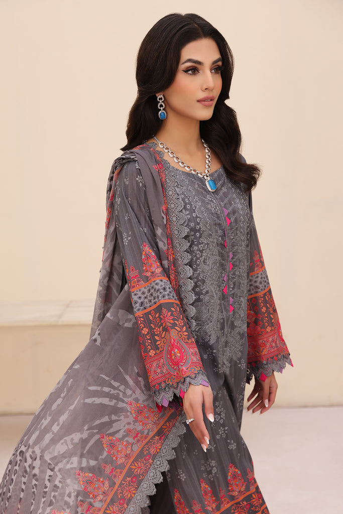 Charizma | Naranji Embroidered Lawn 24 | CN4-006 by Charizma - Designer Dress - Type: Ladies Clothes - Available at Libayah - 100% Original