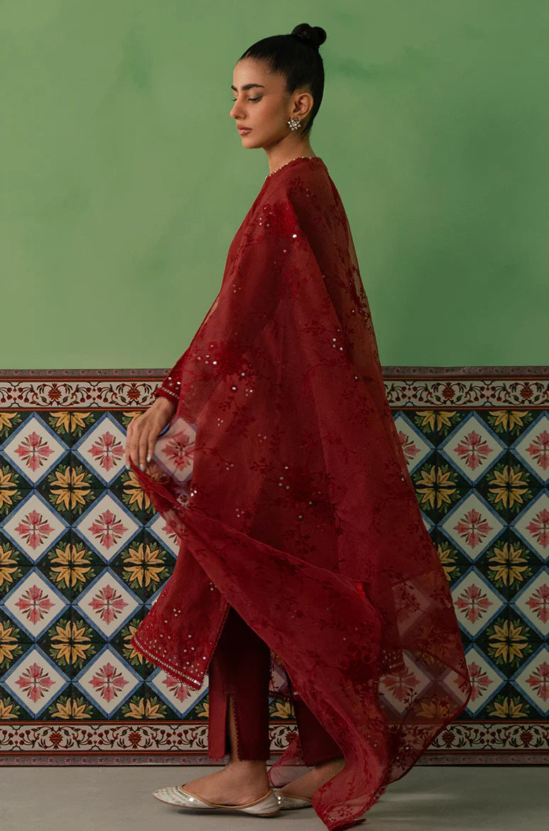 Cross Stitch | Mahiri Embroidered Collection | ROSE FLORINE by Cross Stitch - Designer Dress - Type: Ladies Clothes - Available at Libayah - 100% Original