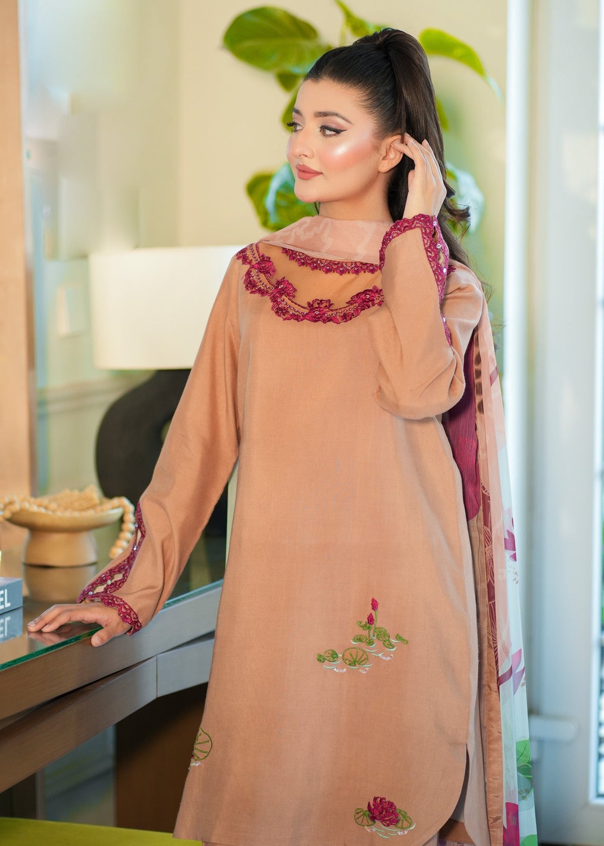 Fozia Khalid | Silk Spire | AMBER by Fozia Khalid - Designer Dress - Type: Ladies Clothes - Available at Libayah - 100% Original