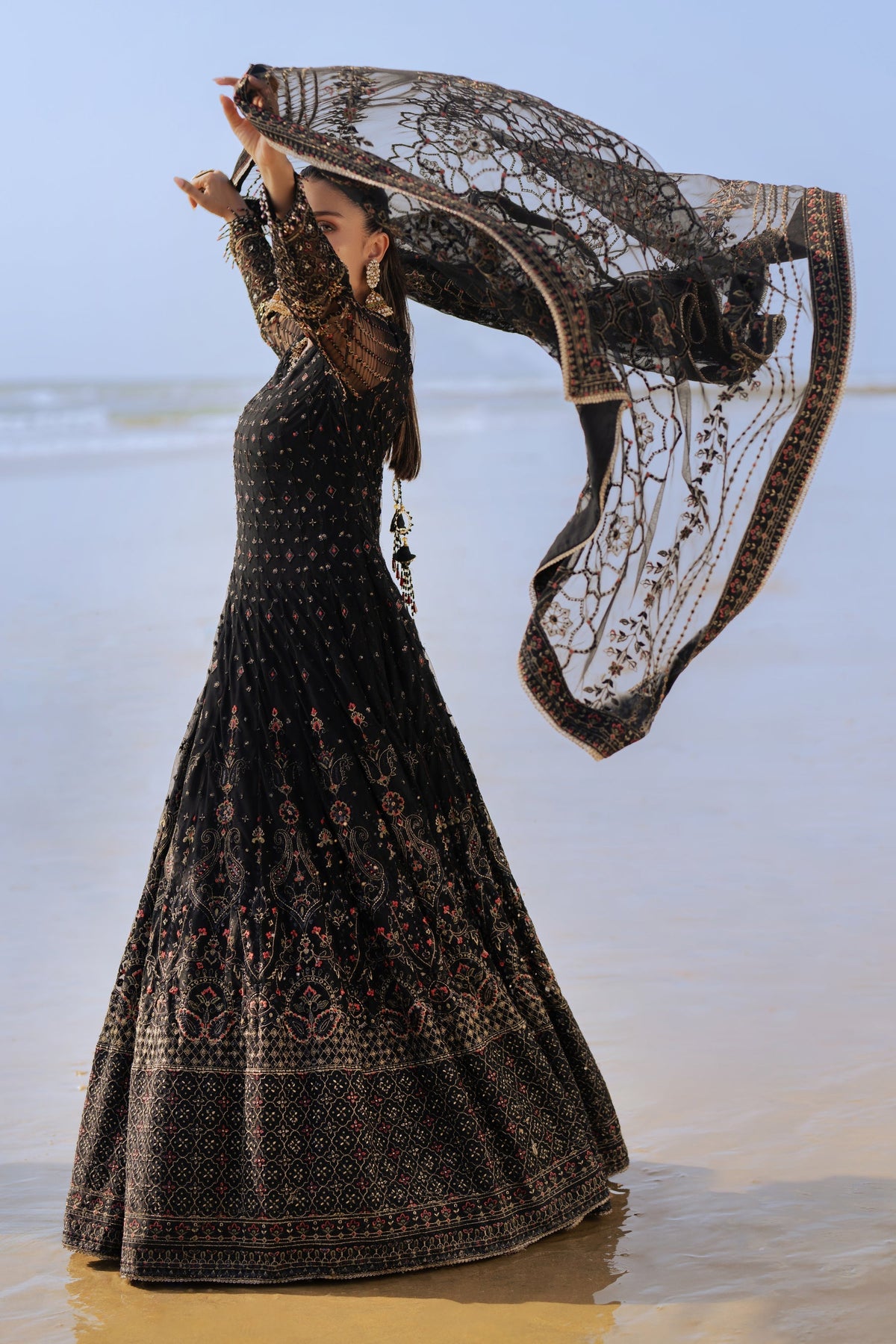 Naqshi | Sahil Kinaray | BLAIN by Naqshi - Designer Dress - Type: Ladies Clothes - Available at Libayah - 100% Original