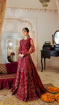 Zebtan | Zircon Wedding Formals | ANARKALI ZQ-09 by Zebtan - Designer Dress - Type: Ladies Clothes - Available at Libayah - 100% Original