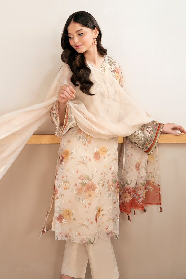 Baroque | Formal Collection |  SF-4034 by Baroque - Designer Dress  - Type : Ladies Clothes - Available at Libayah - 100% Original 