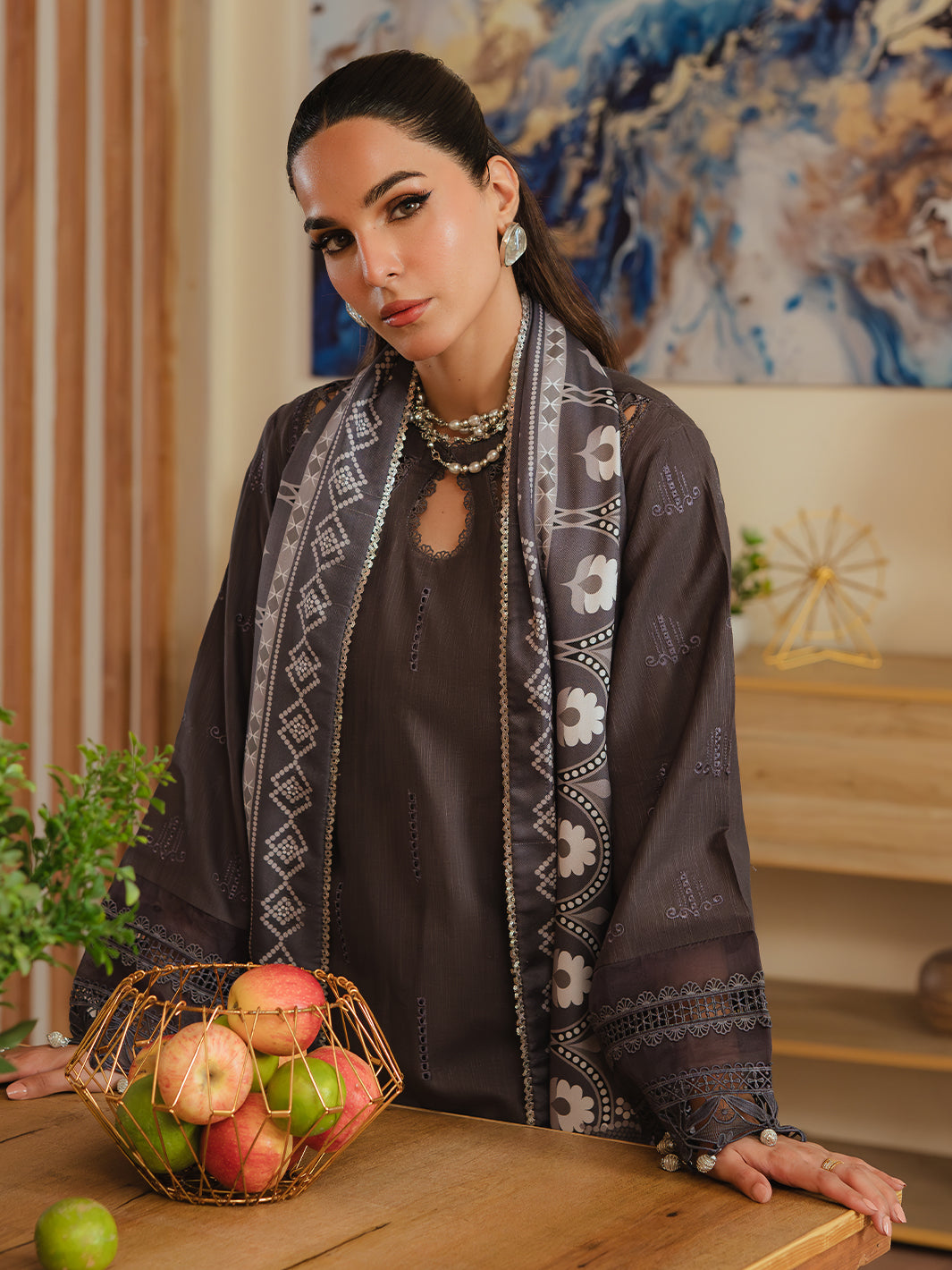 Mahnur | Stella Khaddar | SK-06A by Mahnur - Designer Dress - Type: Luxury - Available at Libayah - 100% Original