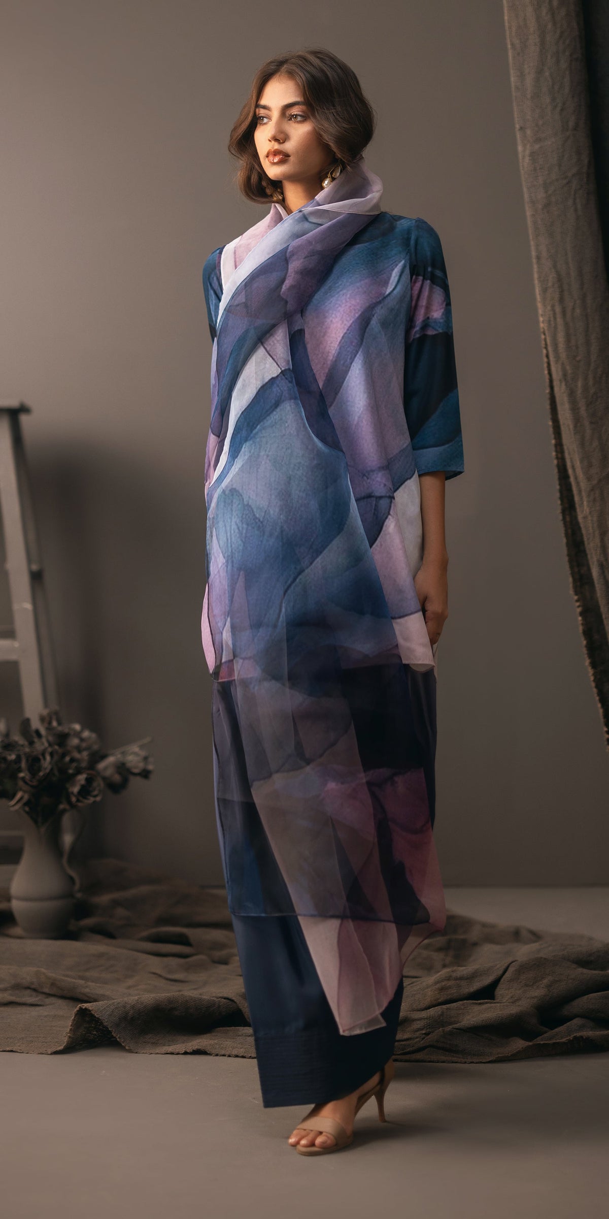 Erum Khan | Beyond Basic | URBAN BLOSSOM by Erum Khan - Designer Dress - Type: Ladies Clothes - Available at Libayah - 100% Original