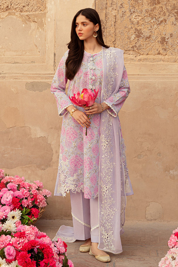 Cross Stitch | Premium Lawn 24 | LILAC DREAM by Cross Stitch - Designer Dress - Type: Ladies Clothes - Available at Libayah - 100% Original