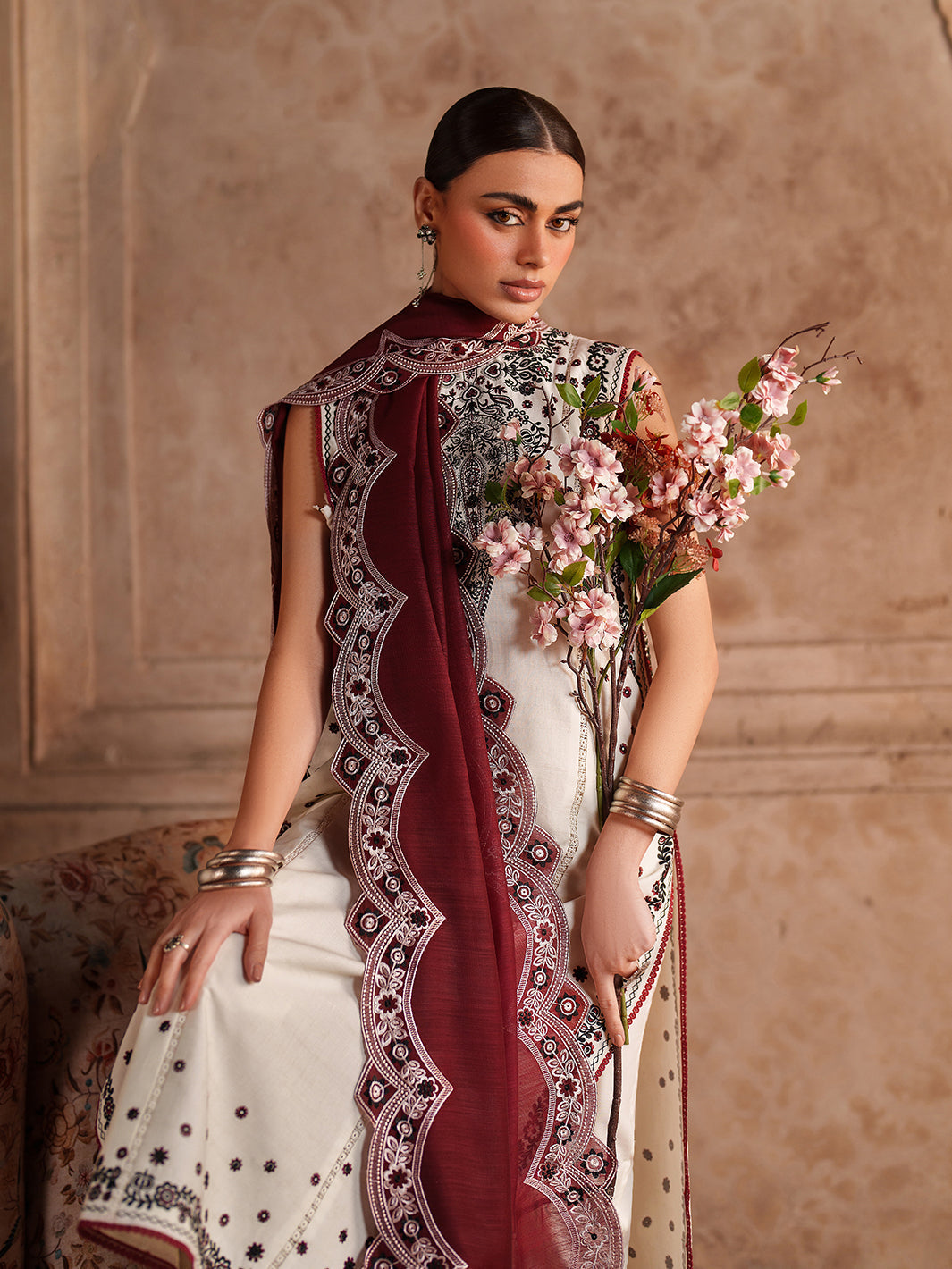 Binilyas | Suroor Eid Pret 26 |245-A - Designer Dress - Type : Ladies Clothes - Available at Libayah - 100% Original