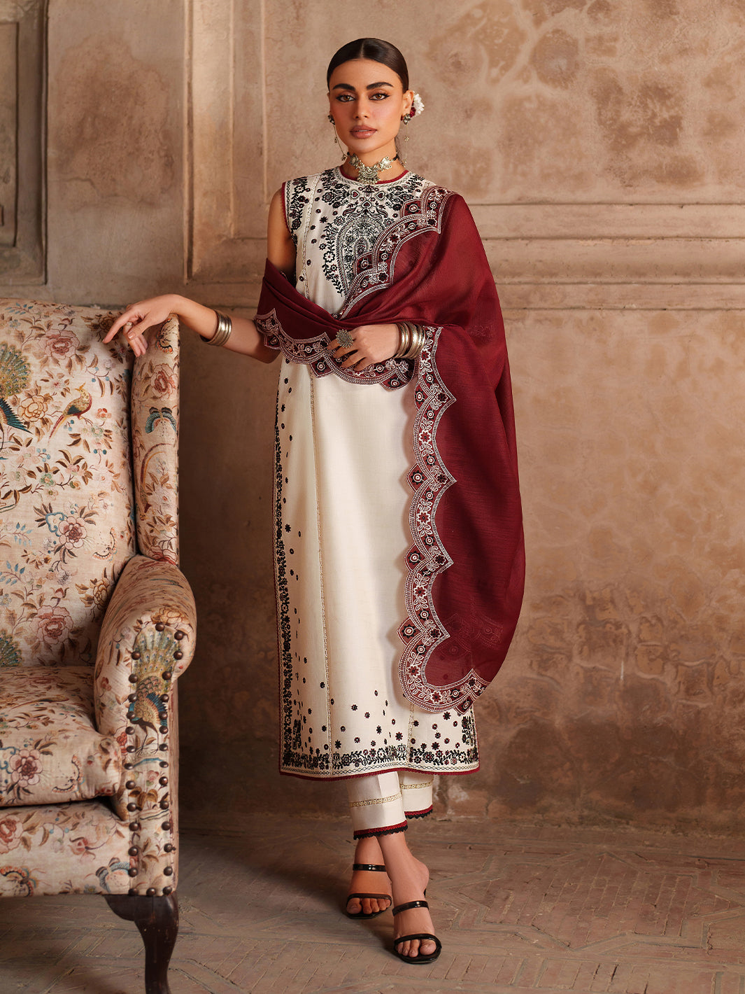 Binilyas | Suroor Eid Pret 26 |245-A - Designer Dress - Type : Ladies Clothes - Available at Libayah - 100% Original