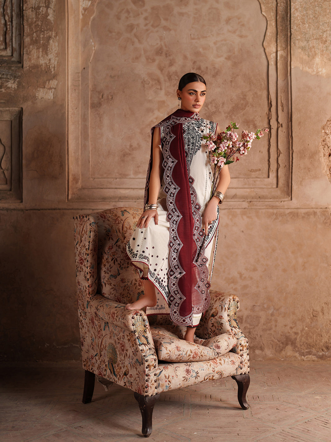 Binilyas | Suroor Eid Pret 26 |245-A - Designer Dress - Type : Ladies Clothes - Available at Libayah - 100% Original