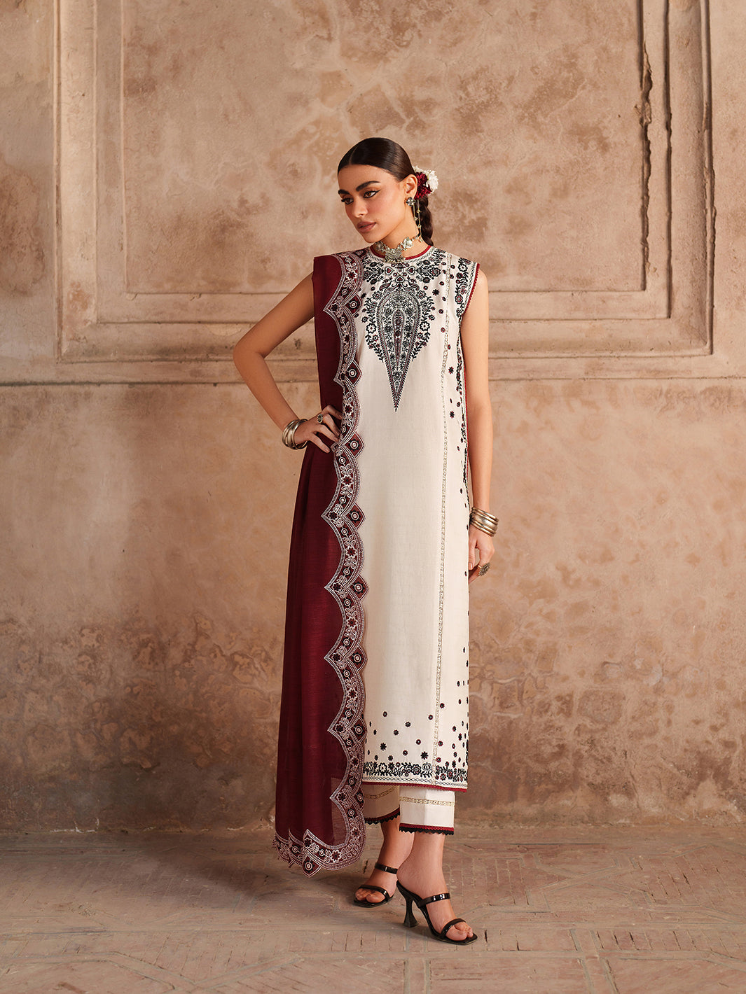 Binilyas | Suroor Eid Pret 26 |245-A - Designer Dress - Type : Ladies Clothes - Available at Libayah - 100% Original