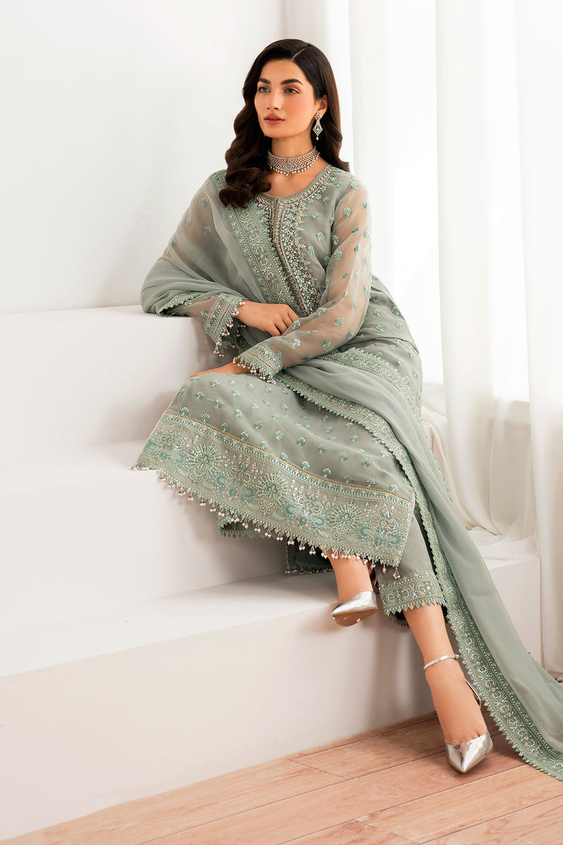 Baroque | Formal Collection | CHIFFON UF-692 by Baroque - Designer Dress - Type: Ladies Clothes - Available at Libayah - 100% Original