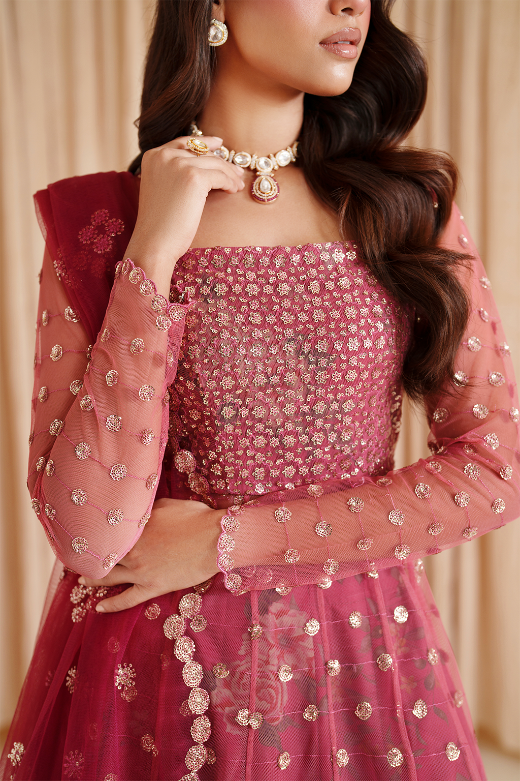 Iznik | Festive Formal |  CC-72 Embroidered Net by Iznik - Designer Dress  - Type : Ladies Clothes - Available at Libayah - 100% Original 