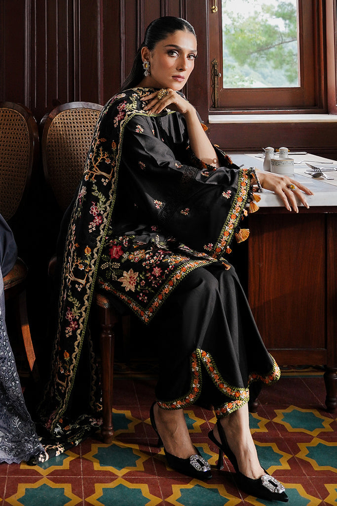 Cross Stitch | Satin De Luxe | RAVEN BLOSSOM by Cross Stitch - Designer Dress - Type: Luxury - Available at Libayah - 100% Original