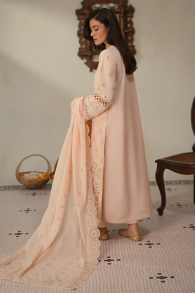 Cross Stitch | Chikankari Lawn 24 | PEARLED IVORY by Cross Stitch - Designer Dress - Type: Ladies Clothes - Available at Libayah - 100% Original