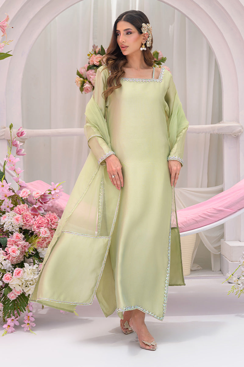 Chic Ophicial | The Maison Duo | Sage Èlan by Chic Ophicial - Designer Dress  - Type : Ladies Clothes - Available at Libayah - 100% Original 