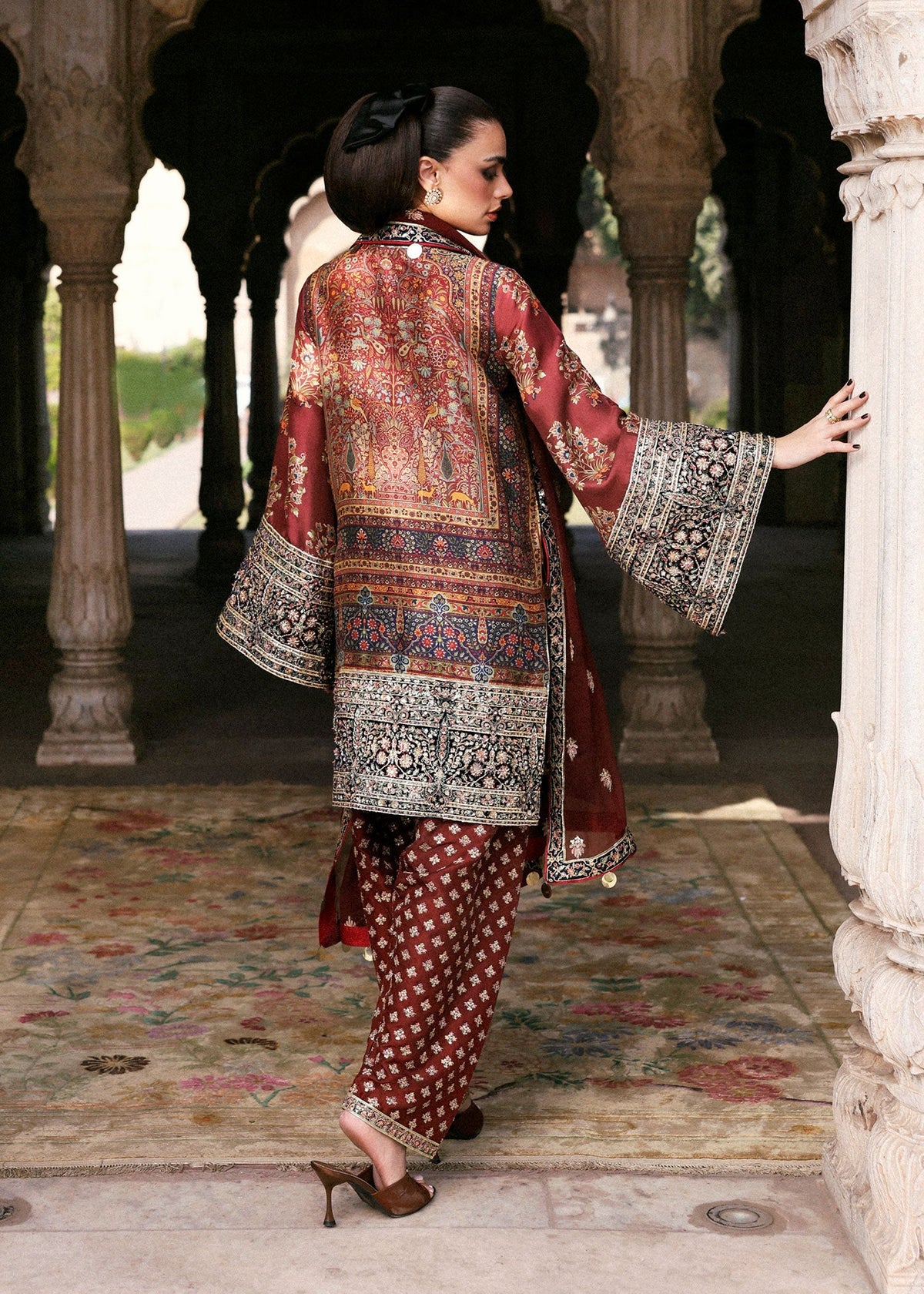 Hussain Rehar | Luxury Pret AW 25 | Brickelle by Hussain Rehar - Designer Dress  - Type : Ladies Clothes - Available at Libayah - 100% Original 