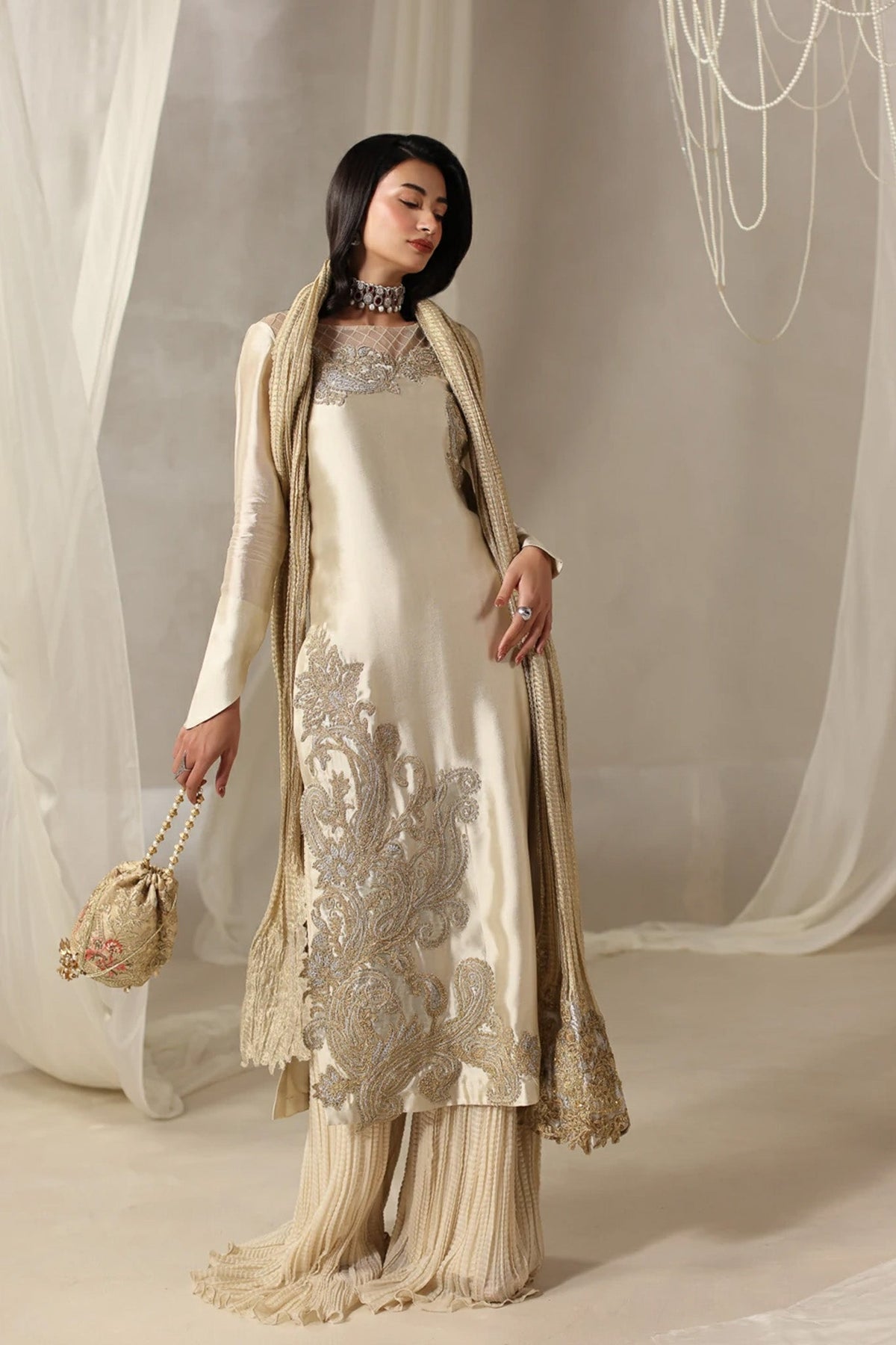 Musferah Saad | Into Twilight | Lyra by Musferah Saad - Designer Dress  - Type : Ladies Clothes - Available at Libayah - 100% Original 