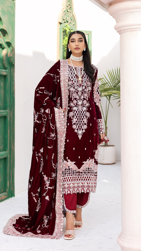 Zebtan | Andaz e Makhmal | ZAM-06 by Zebtan - Designer Dress - Type: Ladies Clothes - Available at Libayah - 100% Original
