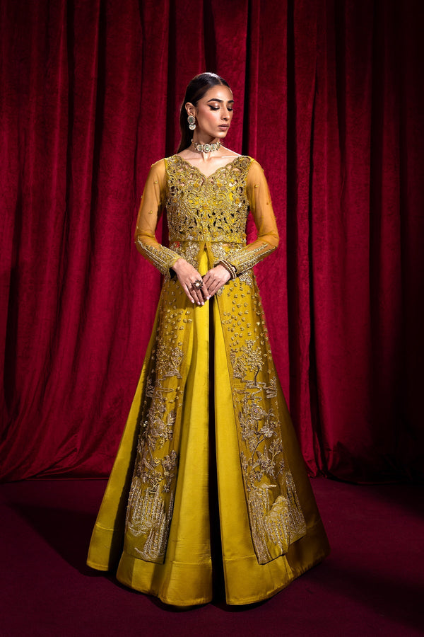 Mina Kashif | Luxury Pret | Saffron by Mina Kashif - Designer Dress - Type: Formal - Available at Libayah - 100% Original