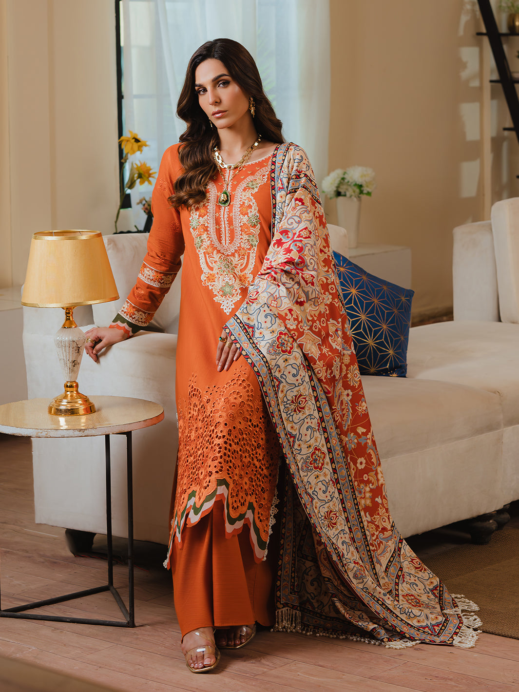 Mahnur | Stella Khaddar | SK-02A by Mahnur - Designer Dress - Type: Luxury - Available at Libayah - 100% Original