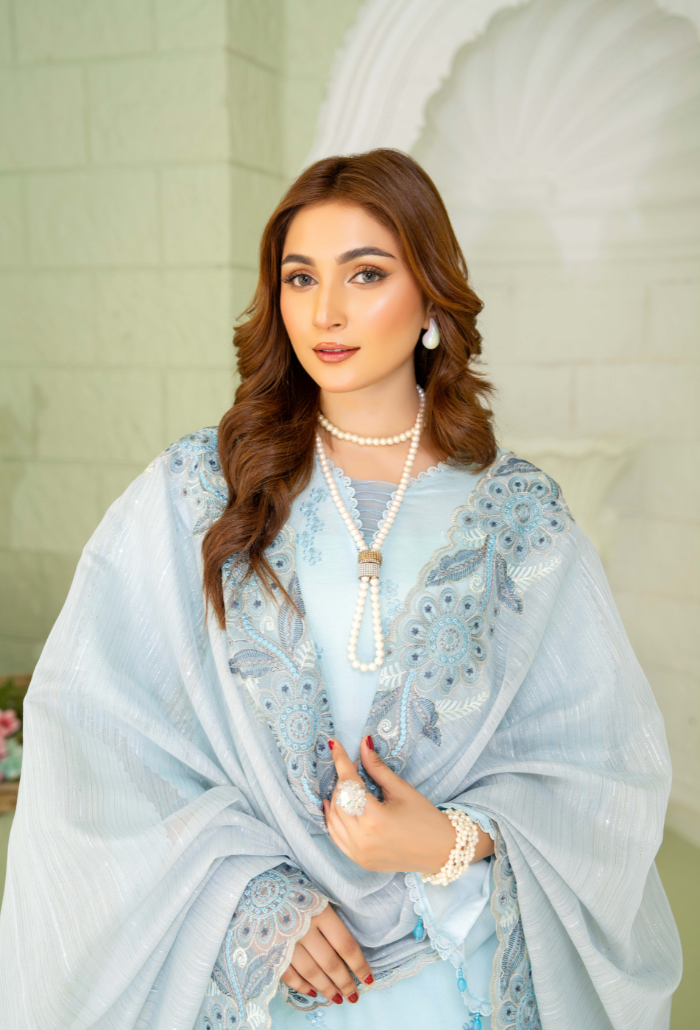 Humdum | Baad e Baharan Lawn | Baad e Baharan - D02 by HumDum - Designer Dress - Type: Ladies Clothes - Available at Libayah - 100% Original