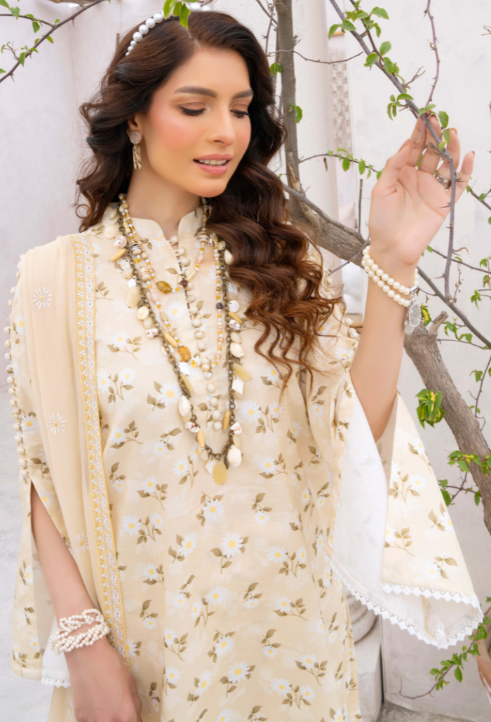 Humdum | Gardenia Lawn 24 | PLG 3 - D010 by HumDum - Designer Dress - Type: Ladies Clothes - Available at Libayah - 100% Original