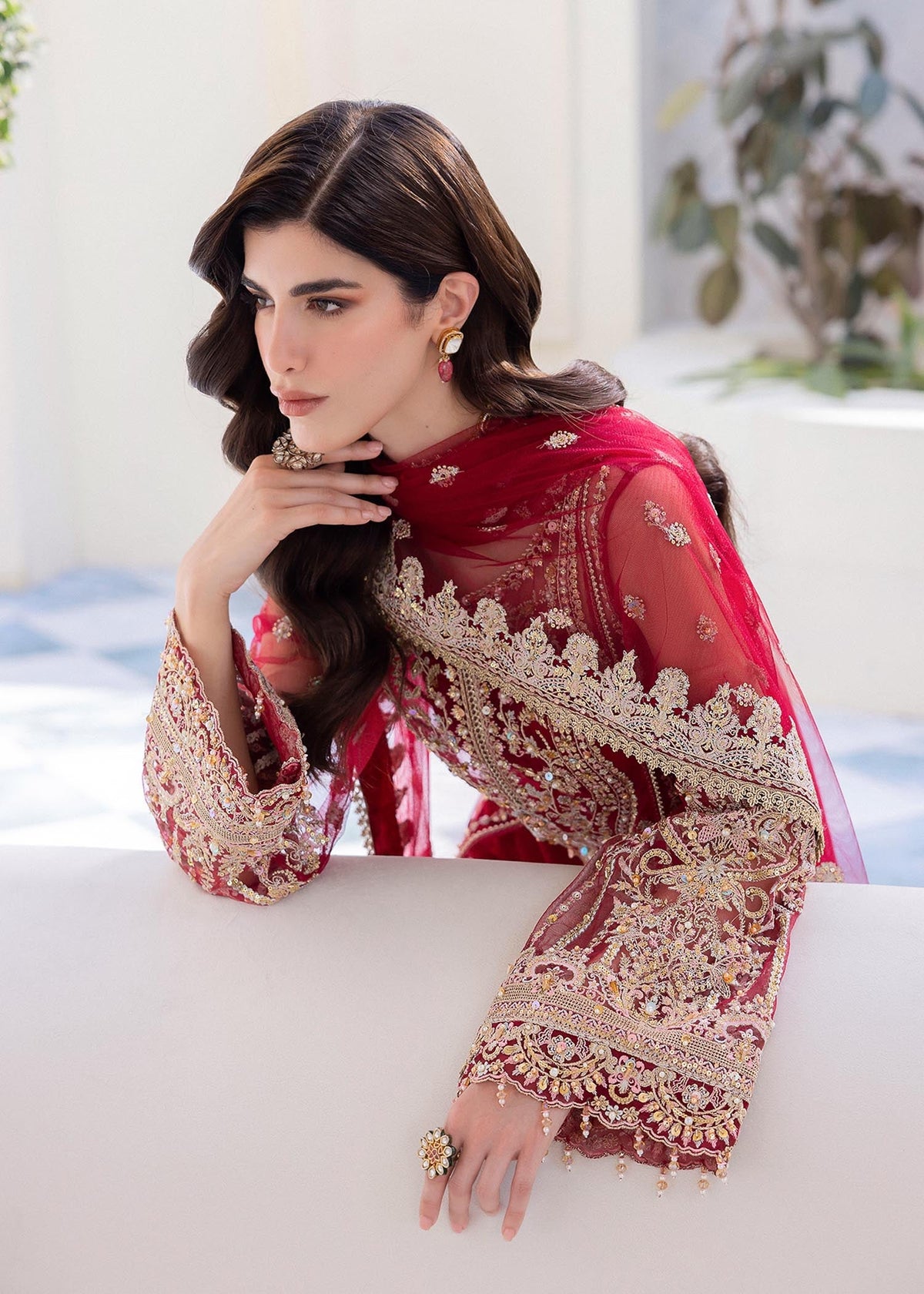 Kanwal Malik | Wedding Formals and Bridals | Crimson by Kanwal Malik - Designer Dress - Type: Ladies Clothes - Available at Libayah - 100% Original