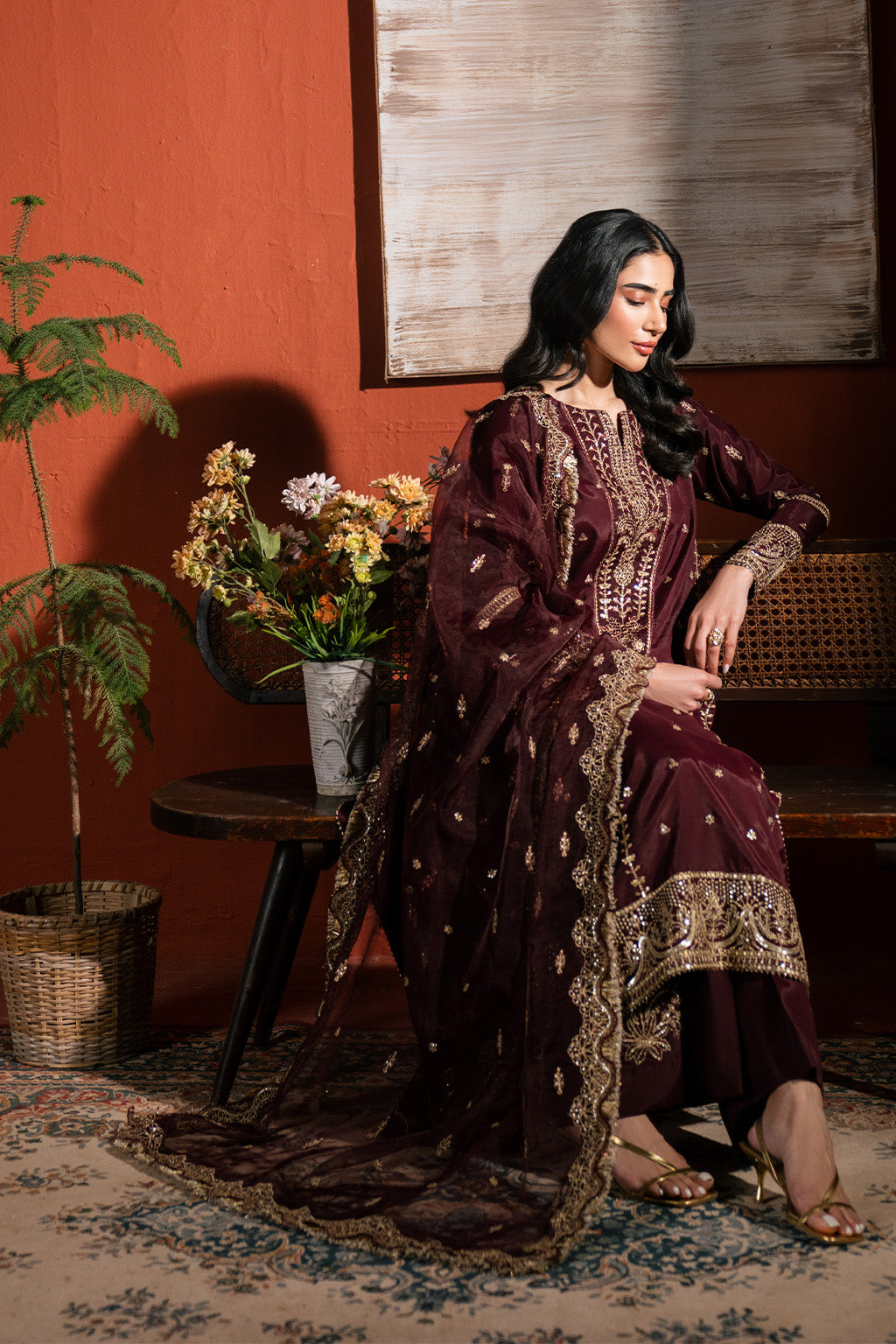 Neeshay | Raw Silk | RTW-RS-05 by Neeshay - Designer Dress  - Type : Ladies Clothes - Available at Libayah - 100% Original 