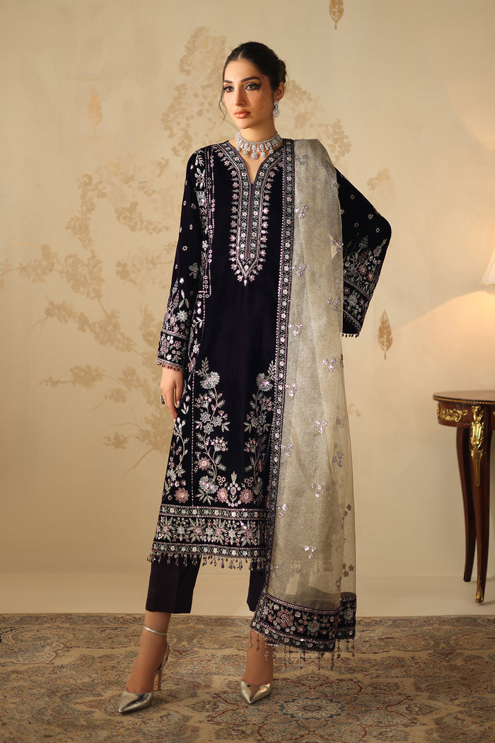 Baroque | Velvet 25 | UF-4321 by Baroque - Designer Dress  - Type : Ladies Clothes - Available at Libayah - 100% Original 