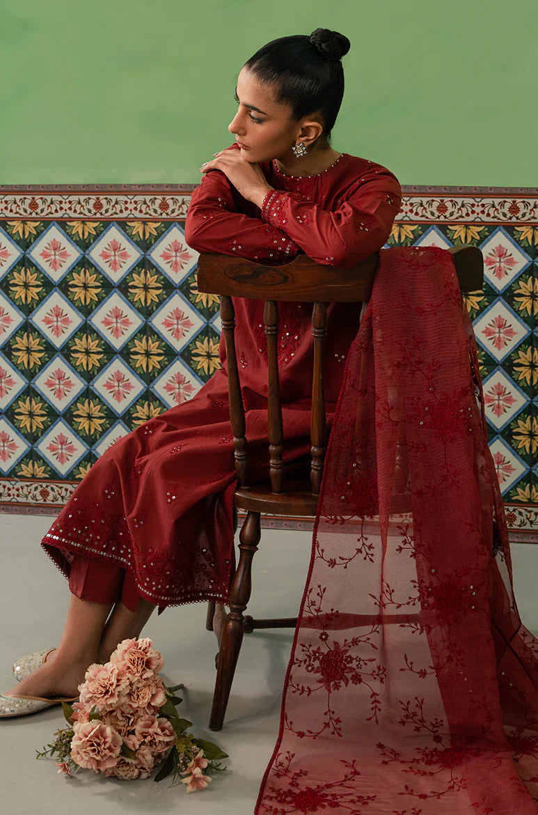 Cross Stitch | Mahiri Embroidered Collection | ROSE FLORINE by Cross Stitch - Designer Dress - Type: Ladies Clothes - Available at Libayah - 100% Original