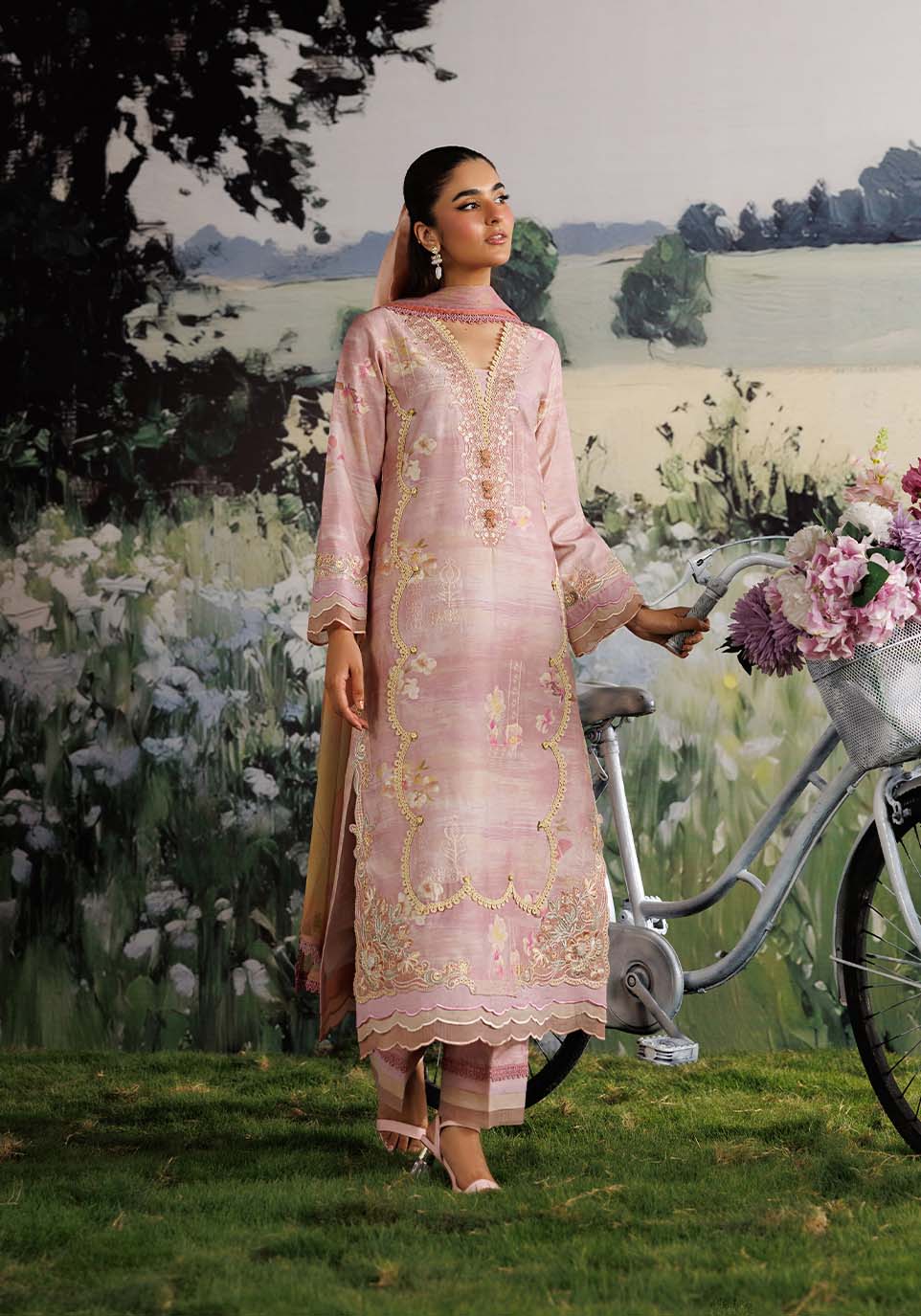 Zarqash | RimJhim The Moonsoon Edit 26 | SHABNAM ZQ002 by Zarqash - Designer Dress  - Type : Ladies Clothes - Available at Libayah - 100% Original 