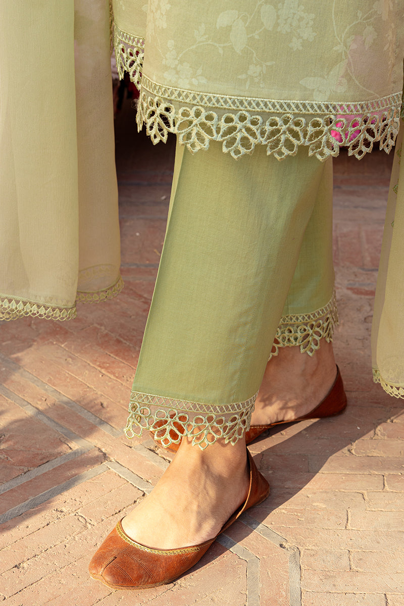 Cross Stitch | Premium Lawn 24 | MISTED GREEN by Cross Stitch - Designer Dress - Type: Ladies Clothes - Available at Libayah - 100% Original