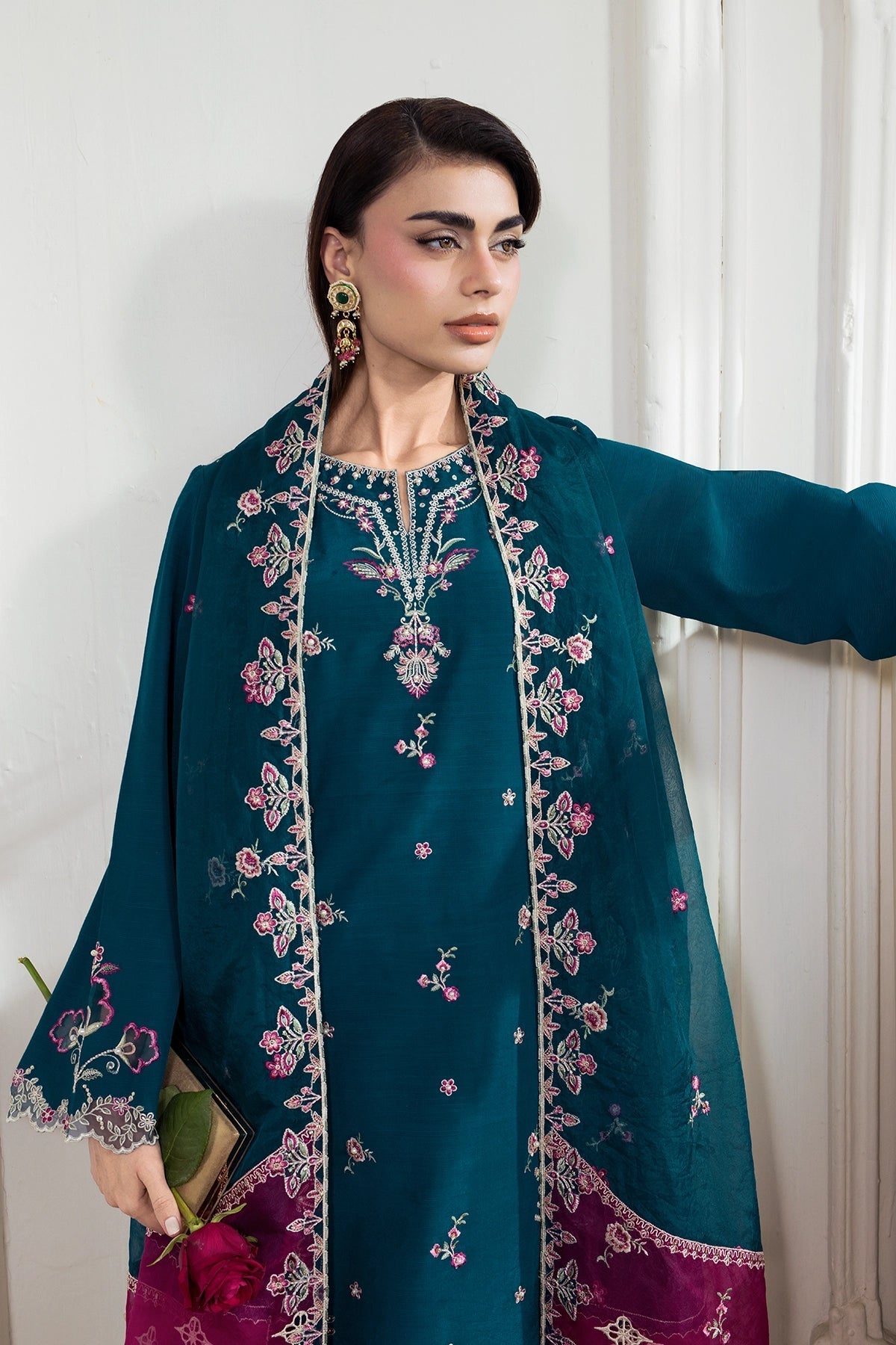 Rangrasiya | Lumeire Silk |Carmin by Rangrasiya - Designer Dress  - Type : Ladies Clothes - Available at Libayah - 100% Original 