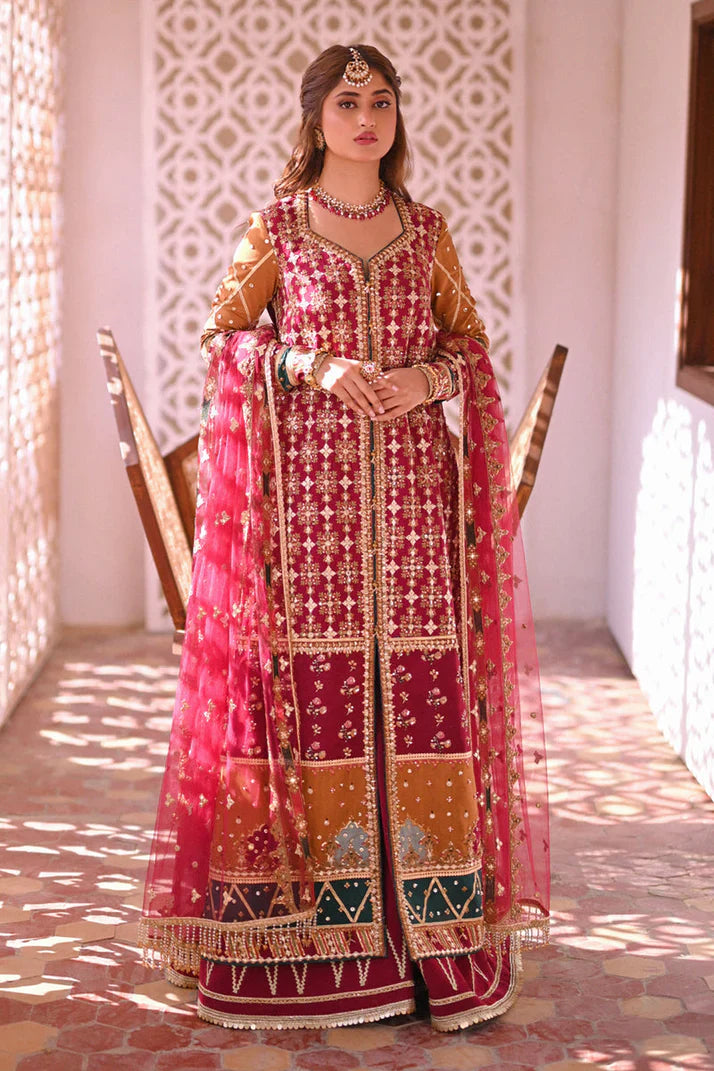 Qalamkar | Wedding Formals 2024 | SF-01 Riha by Qalamkar - Designer Dress - Type: Ladies Clothes - Available at Libayah - 100% Original