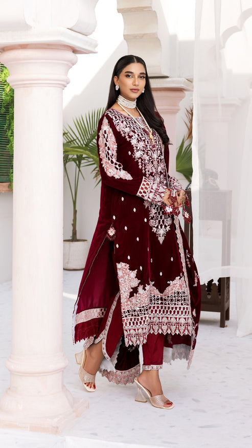 Zebtan | Andaz e Makhmal | ZAM-06 by Zebtan - Designer Dress - Type: Ladies Clothes - Available at Libayah - 100% Original