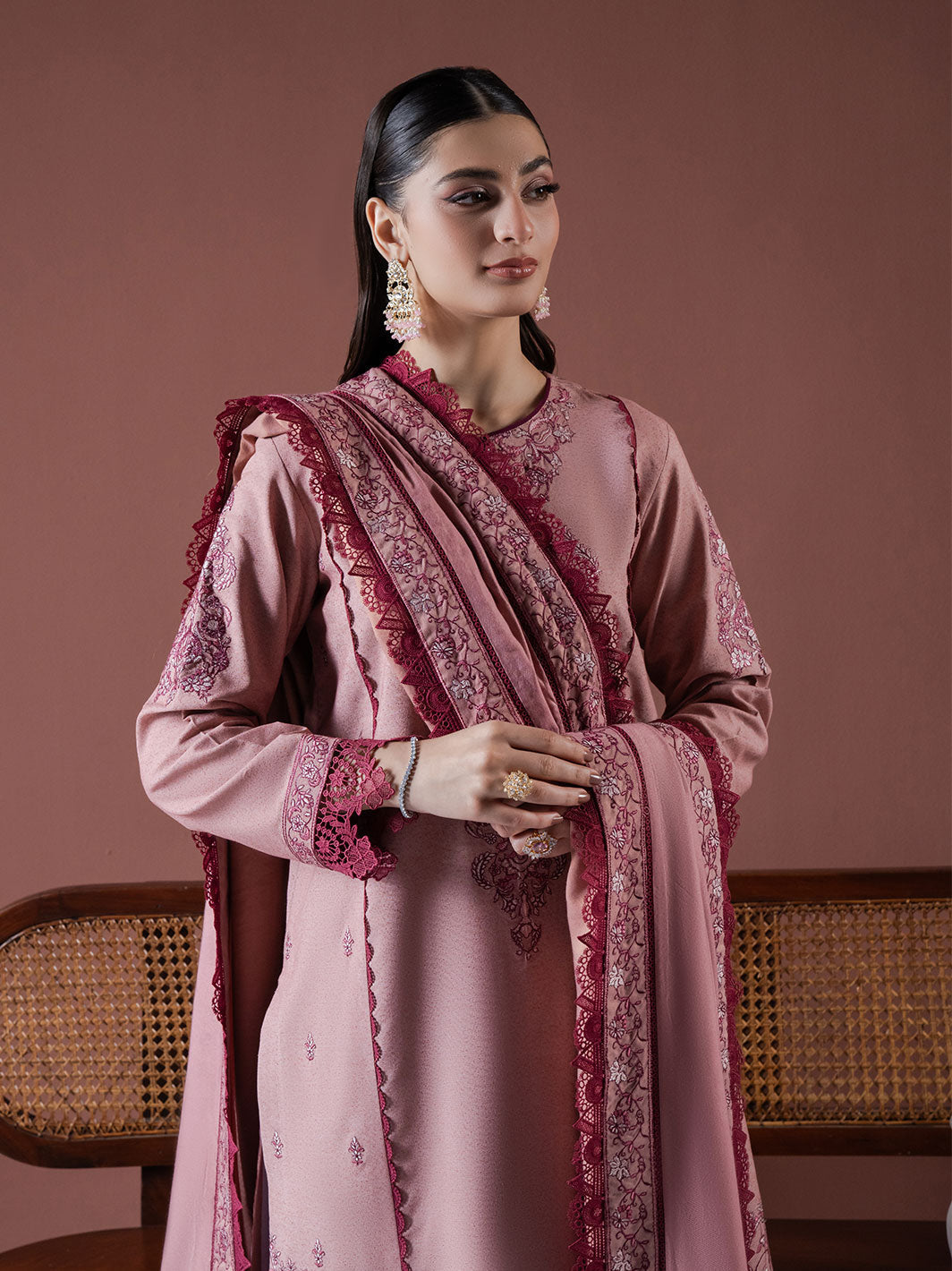 Faiza Faisal | Winter Edit 2024 | LEENA by Faiza Faisal - Designer Dress - Type: Ladies Clothes - Available at Libayah - 100% Original